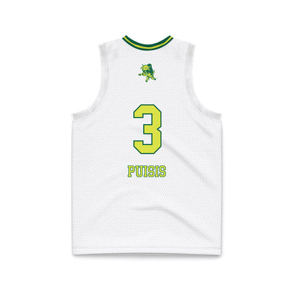 USF - NCAA Women's Basketball : Sammie Puisis - White Basketball Jersey-1