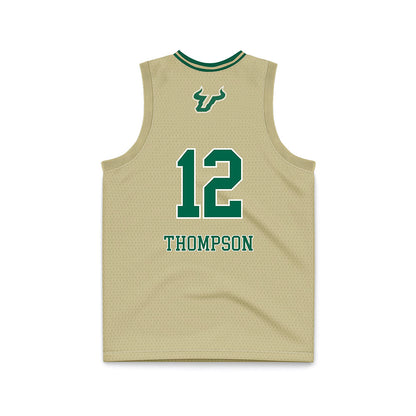 USF - NCAA Women's Basketball : Amy Thompson - Cream Basketball Jersey