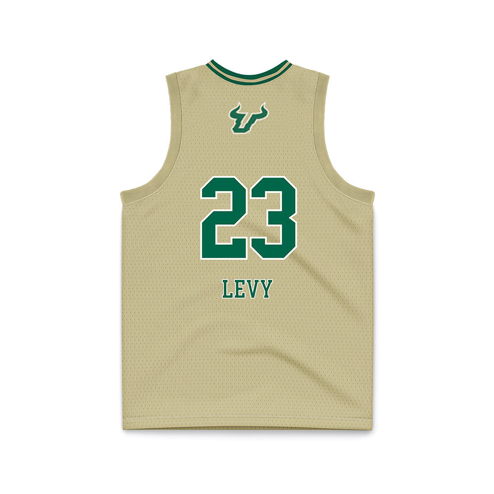 USF - NCAA Women's Basketball : Romi Levy - Cream Basketball Jersey