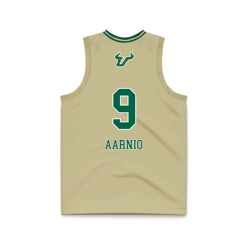 USF - NCAA Women's Basketball : Janette Aarnio - Cream Basketball Jersey-1