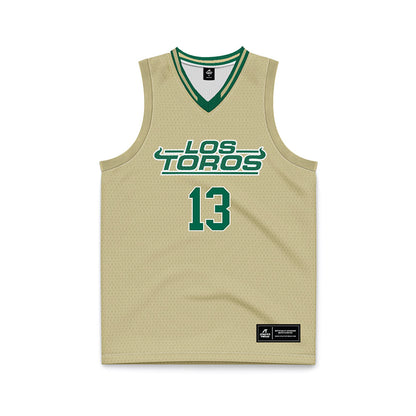 USF - NCAA Women's Basketball : Stefanie Ingram - Cream Basketball Jersey-0