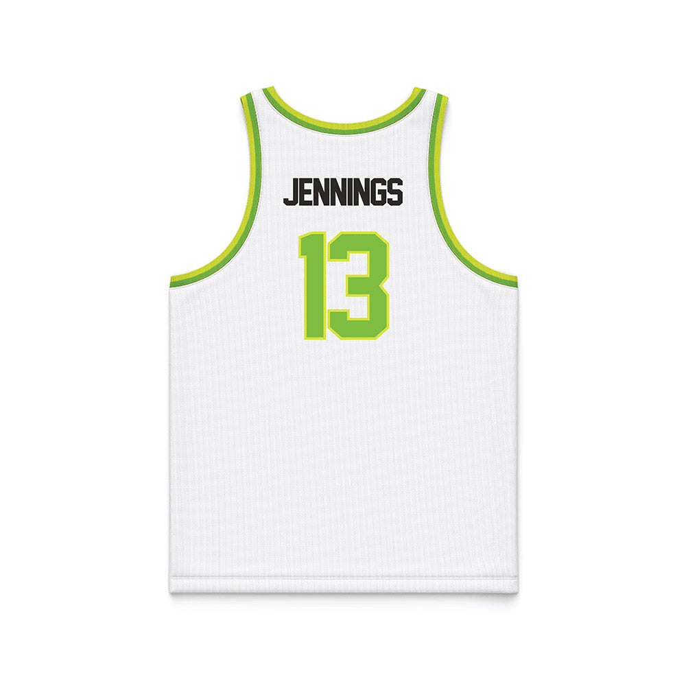 USF - NCAA Men's Basketball : Kasen Jennings - White Basketball Jersey