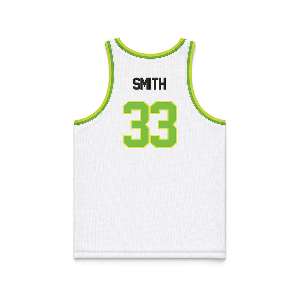 USF - NCAA Men's Basketball : Nic Smith - White Basketball Jersey-1