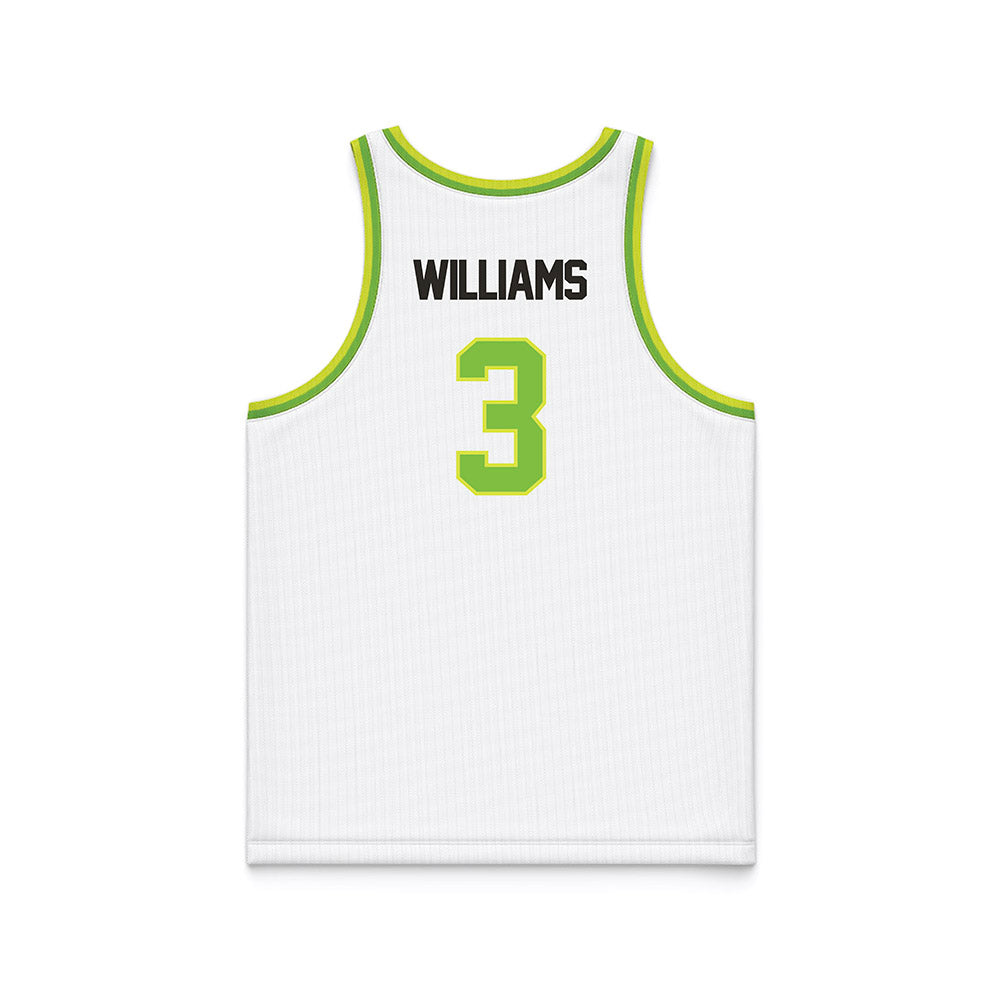 USF - NCAA Men's Basketball : Jimmie Williams - White Basketball Jersey