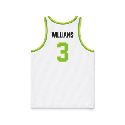 USF - NCAA Men's Basketball : Jimmie Williams - White Basketball Jersey