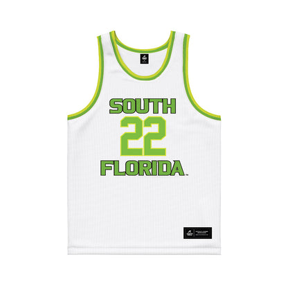 USF - NCAA Men's Basketball : Kyle O'Hare - White Basketball Jersey