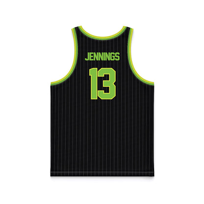 USF - NCAA Men's Basketball : Kasen Jennings - Green Basketball Jersey