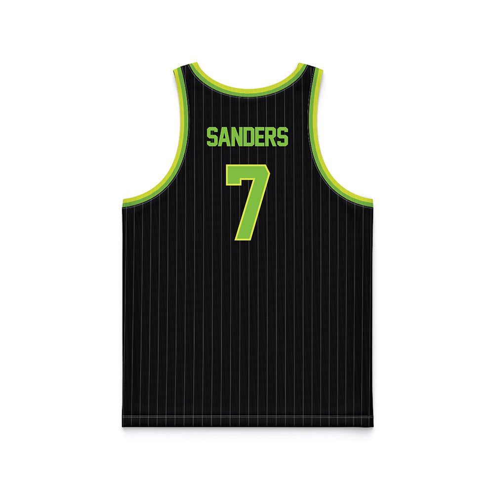 USF - NCAA Men's Basketball : Caleb Sanders - Green Basketball Jersey-1