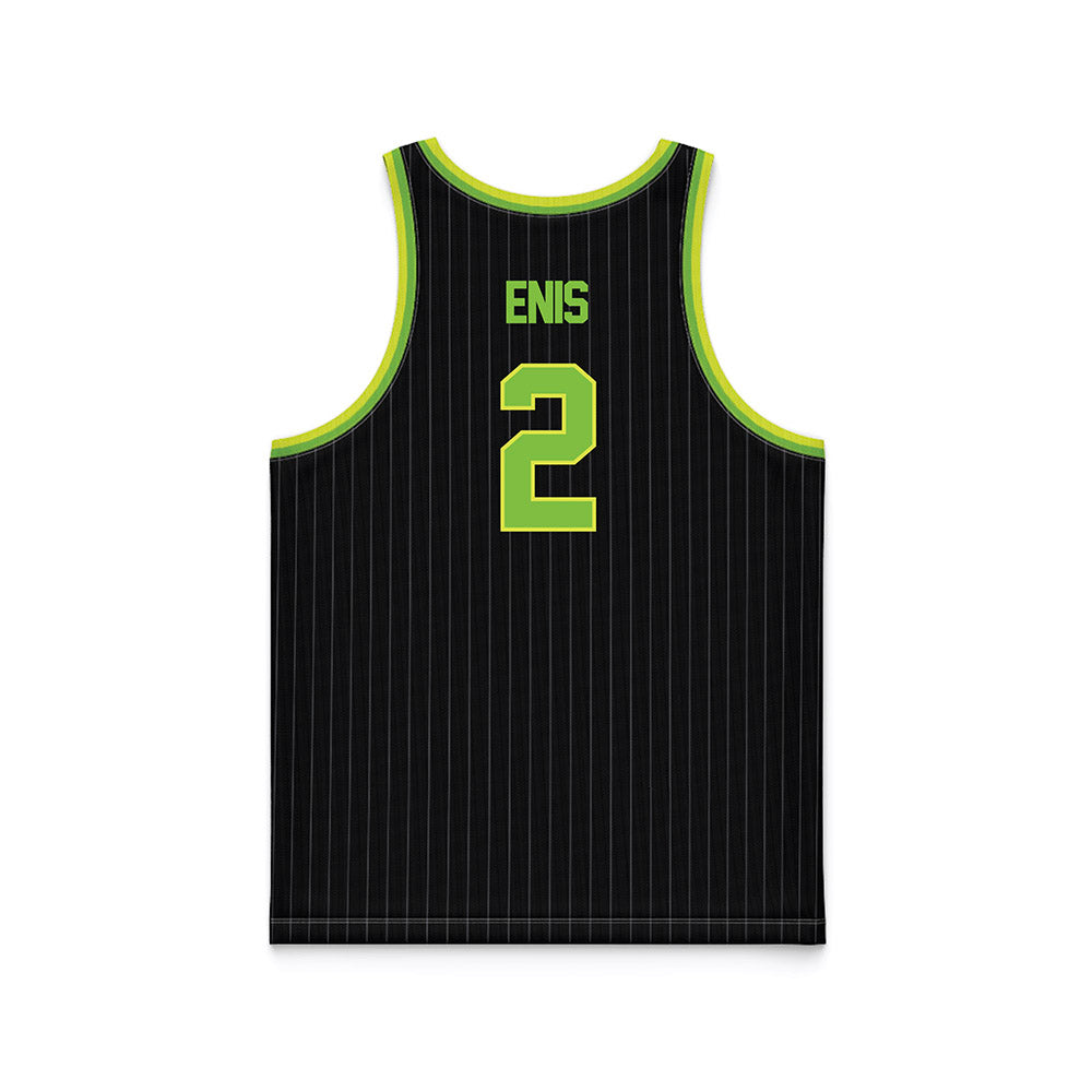 USF - NCAA Men's Basketball : Wes Enis - Green Basketball Jersey-1