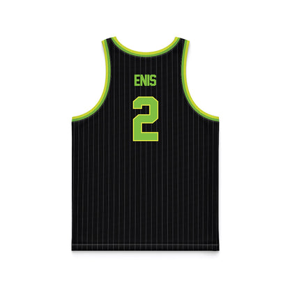 USF - NCAA Men's Basketball : Wes Enis - Green Basketball Jersey-1