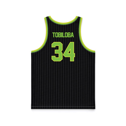 USF - NCAA Men's Basketball : Daniel Tobiloba - Green Basketball Jersey