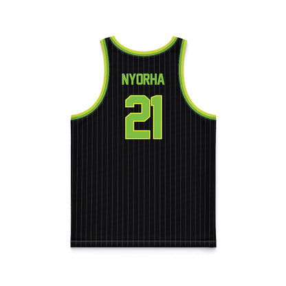 USF - NCAA Men's Basketball : Adriel Nyorha - Green Basketball Jersey-1