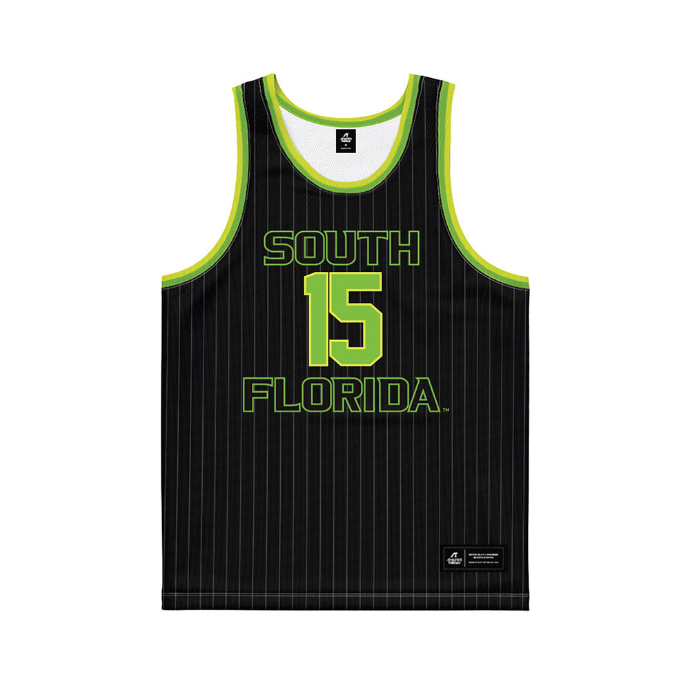 USF - NCAA Men's Basketball : Corey Walker - Green Basketball Jersey