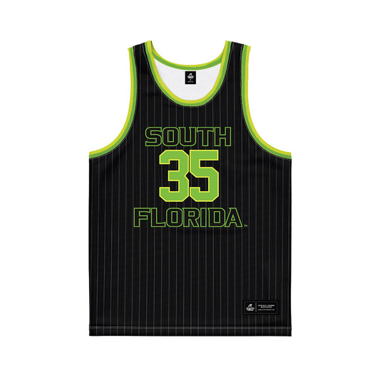 USF - NCAA Men's Basketball : Taj Glover - Green Basketball Jersey