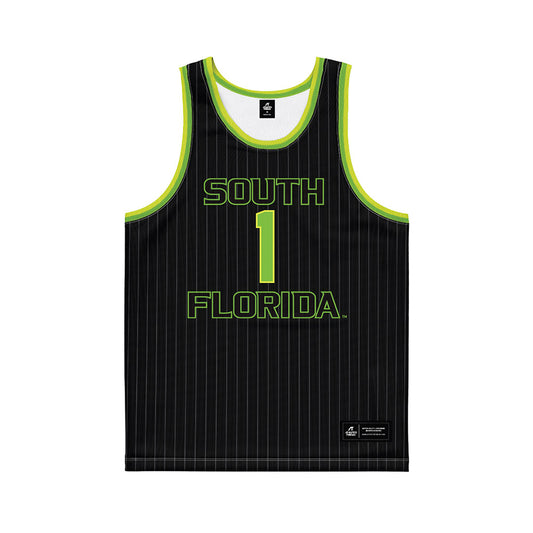 USF - NCAA Men's Basketball : DeAnte Green - Green Basketball Jersey-0