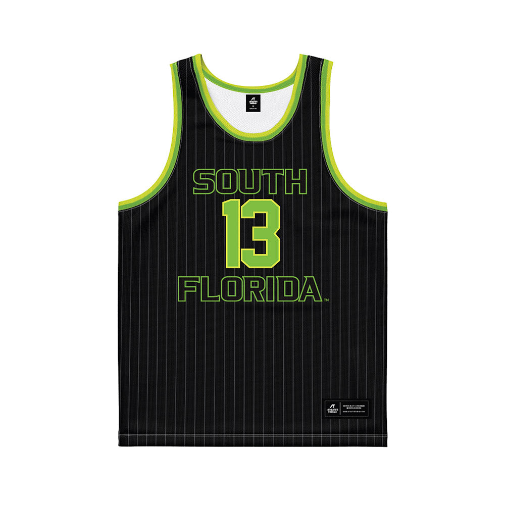 USF - NCAA Men's Basketball : Kasen Jennings - Green Basketball Jersey