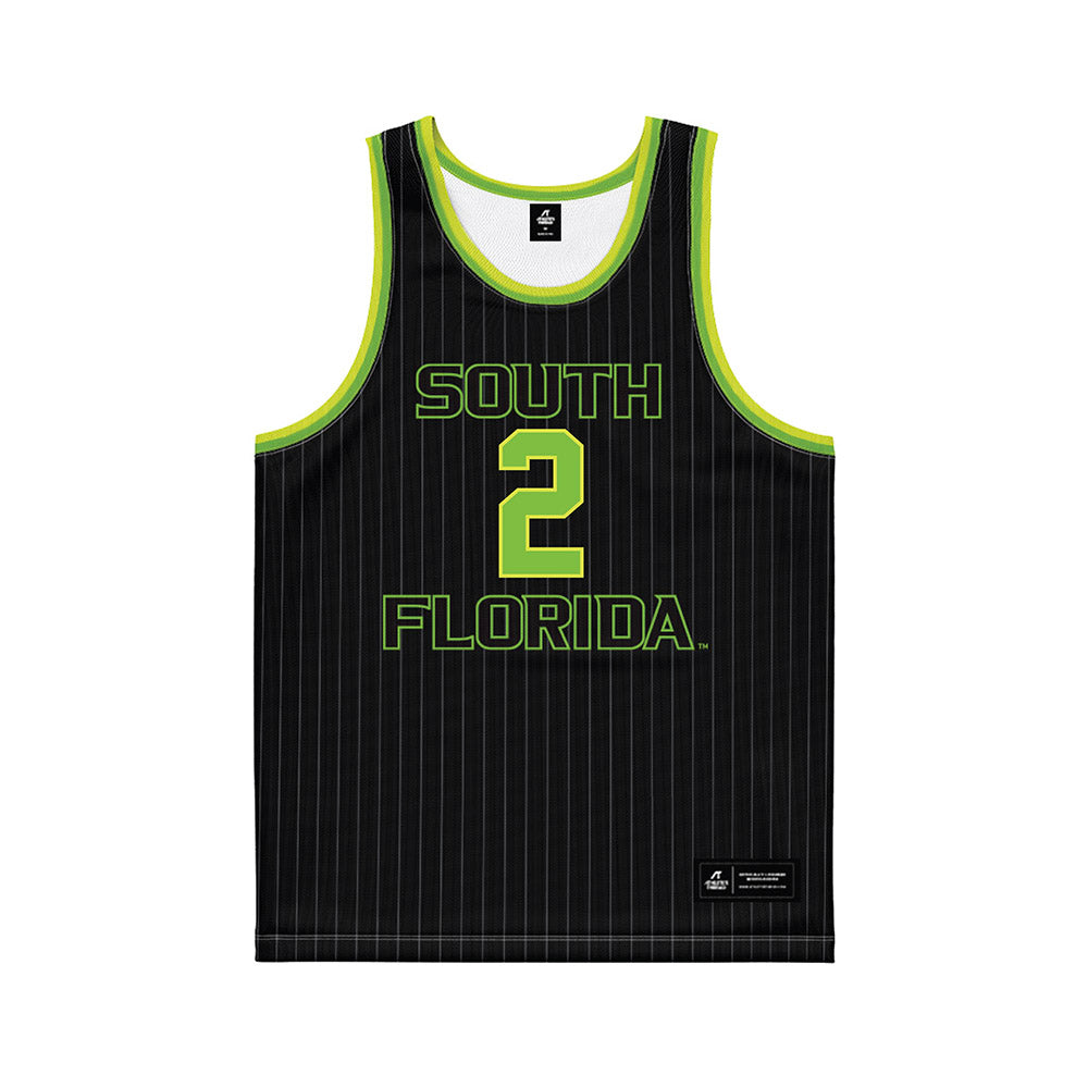 USF - NCAA Men's Basketball : Wes Enis - Green Basketball Jersey-0