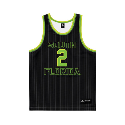 USF - NCAA Men's Basketball : Wes Enis - Green Basketball Jersey-0