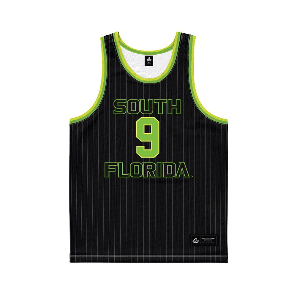 USF - NCAA Men's Basketball : Gavin Hightower - Green Basketball Jersey-0