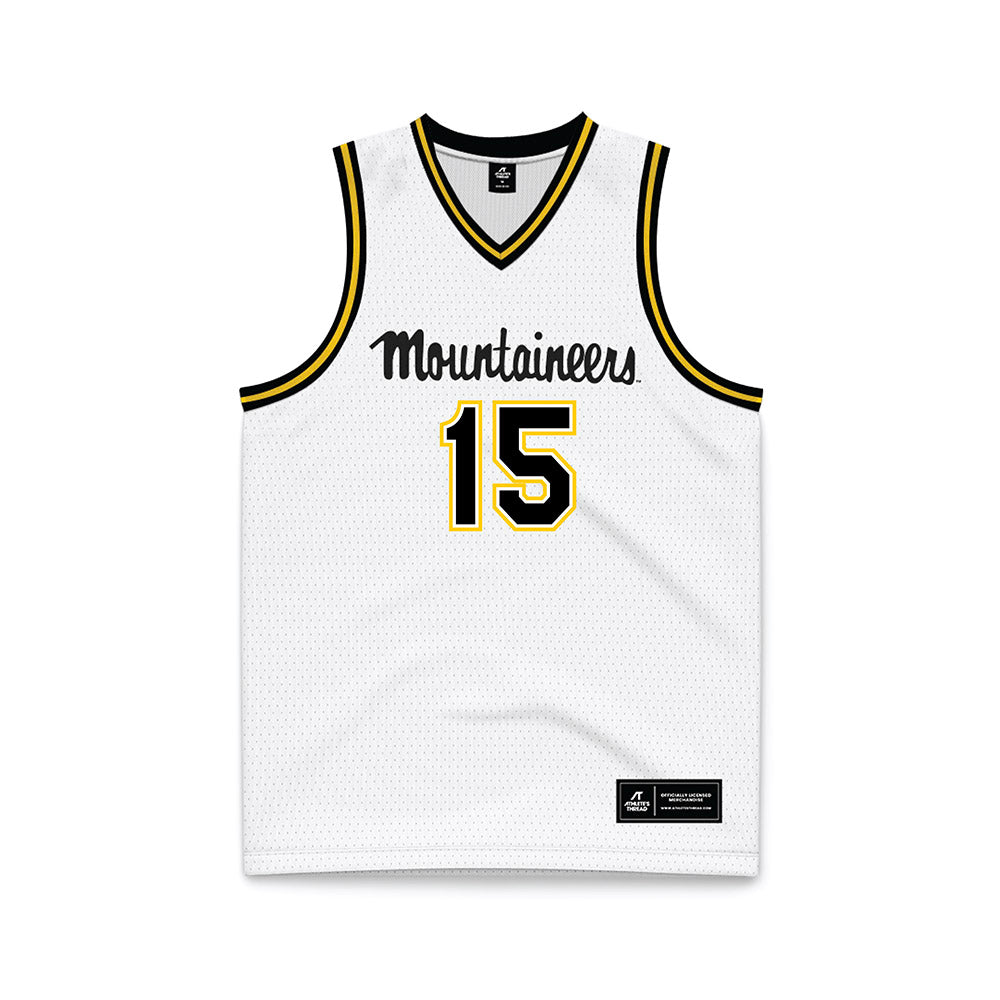 App State - NCAA Men's Basketball : CJ Huntley - Replica Jersey Basketball Jersey-0