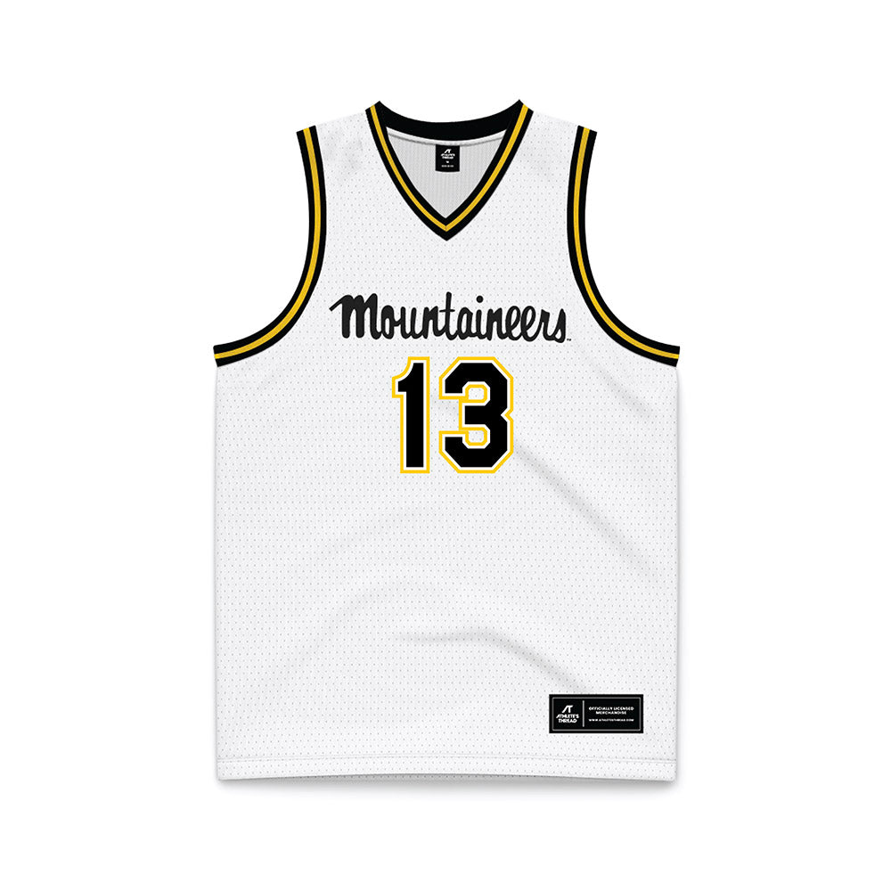 App State - NCAA Men's Basketball : Kasen Jennings - Replica Jersey Basketball Jersey-0