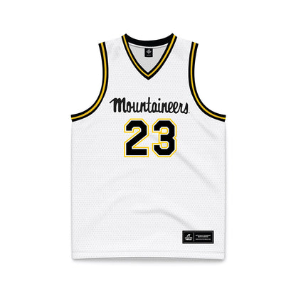 App State - NCAA Men's Basketball : Terence Harcum - Replica Jersey Basketball Jersey-0