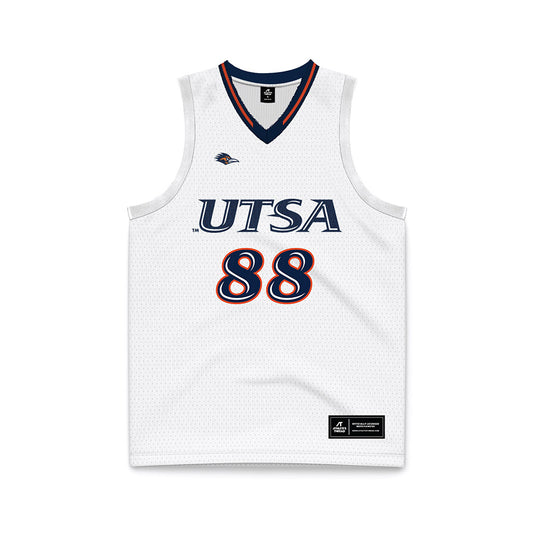 UTSA - NCAA Men's Basketball : Skylar Wicks - White Basketball Jersey-0