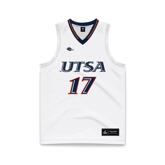 UTSA - NCAA Men's Basketball : Stanley Borden - White Basketball Jersey-0