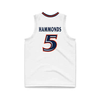 UTSA - NCAA Women's Basketball : Mia Hammonds - White Basketball Jersey