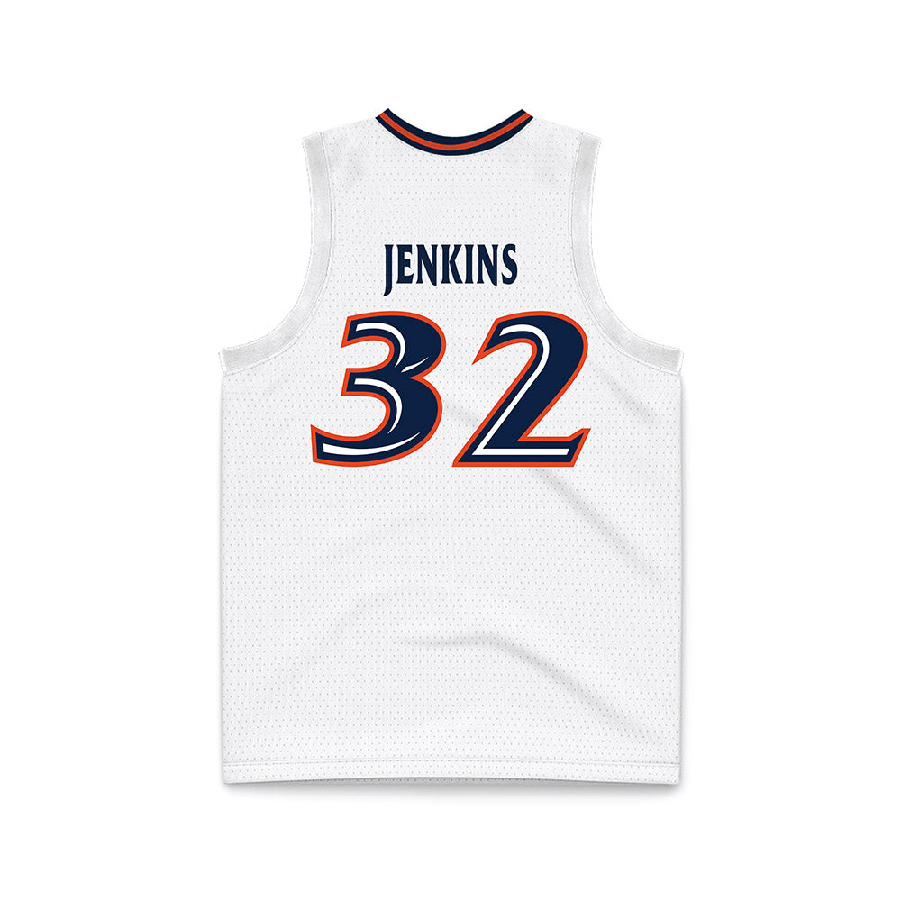 UTSA - NCAA Women's Basketball : Jordyn Jenkins - White Basketball Jersey-1