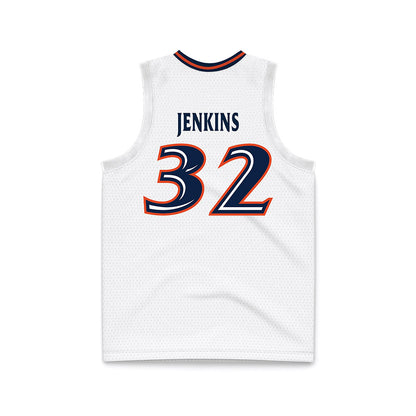 UTSA - NCAA Women's Basketball : Jordyn Jenkins - White Basketball Jersey-1