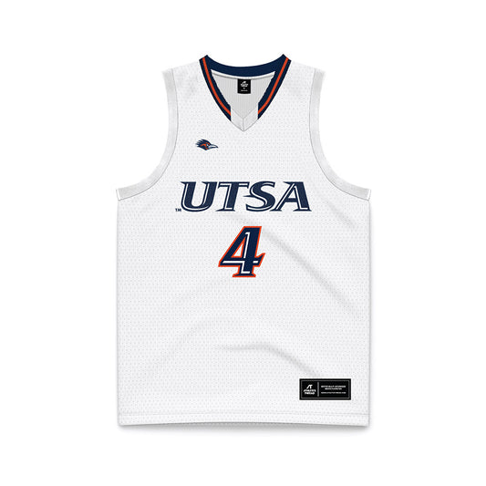 UTSA - NCAA Women's Basketball : Damara Allen - White Basketball Jersey