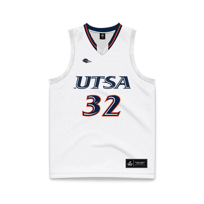 UTSA - NCAA Women's Basketball : Jordyn Jenkins - White Basketball Jersey-0