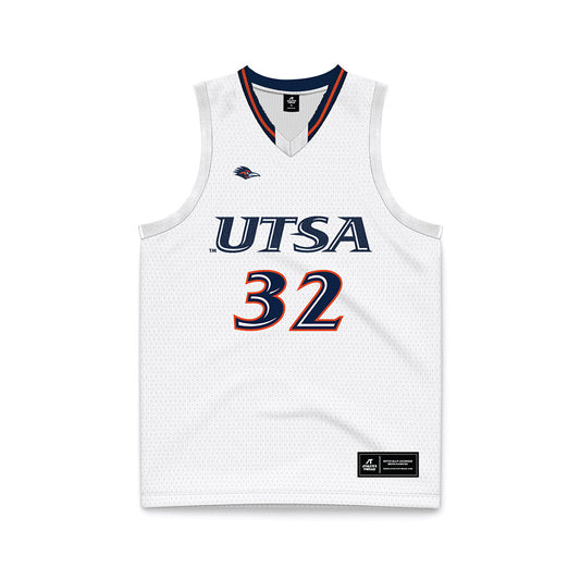 UTSA - NCAA Women's Basketball : Jordyn Jenkins - White Basketball Jersey-0