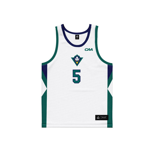 UNC Wilmington - NCAA Women's Basketball : Rori Cox - White Basketball Jersey-0