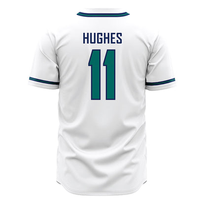 UNC Wilmington - NCAA Baseball : Mason Hughes - White Jersey-1