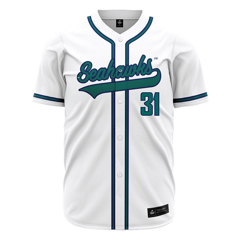 UNC Wilmington - NCAA Baseball : Bradley Brown Jr - White Jersey
