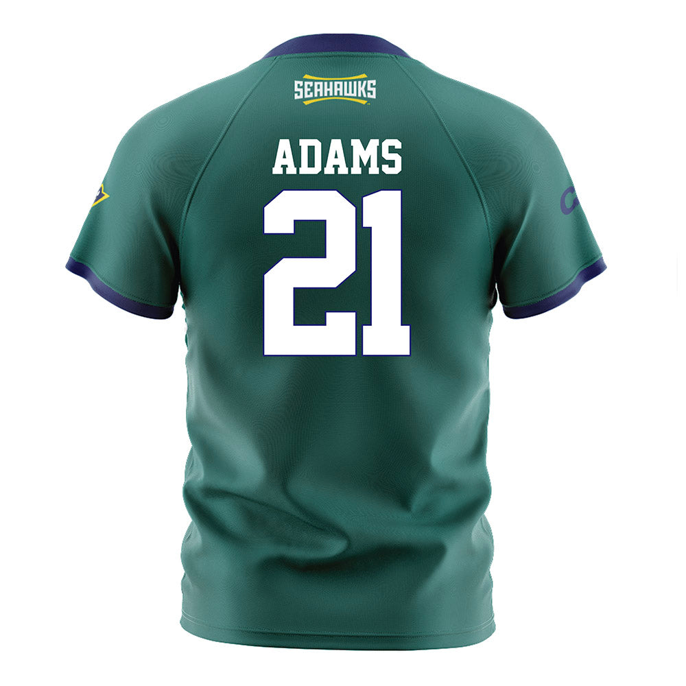 UNC Wilmington - NCAA Women's Soccer : Kayla Adams - Teal Soccer Jersey-1