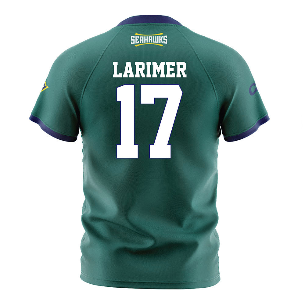 UNC Wilmington - NCAA Women's Soccer : Elise Larimer - Teal Soccer Jersey-1