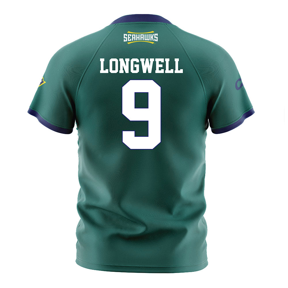 UNC Wilmington - NCAA Women's Soccer : Hailey Longwell - Teal Soccer Jersey-1