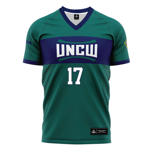 UNC Wilmington - NCAA Women's Soccer : Elise Larimer - Teal Soccer Jersey-0