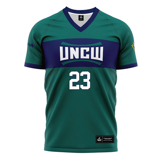 UNC Wilmington - NCAA Women's Soccer : Megumi Umemoto - Teal Soccer Jersey-0