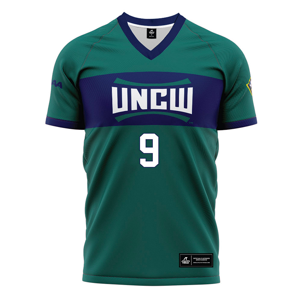 UNC Wilmington - NCAA Women's Soccer : Hailey Longwell - Teal Soccer Jersey-0