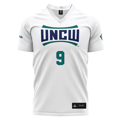 UNC Wilmington - NCAA Women's Soccer : Hailey Longwell - White Soccer Jersey-0
