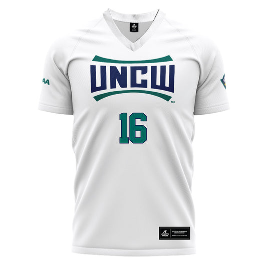 UNC Wilmington - NCAA Women's Soccer : Holly Murphy - White Soccer Jersey-0