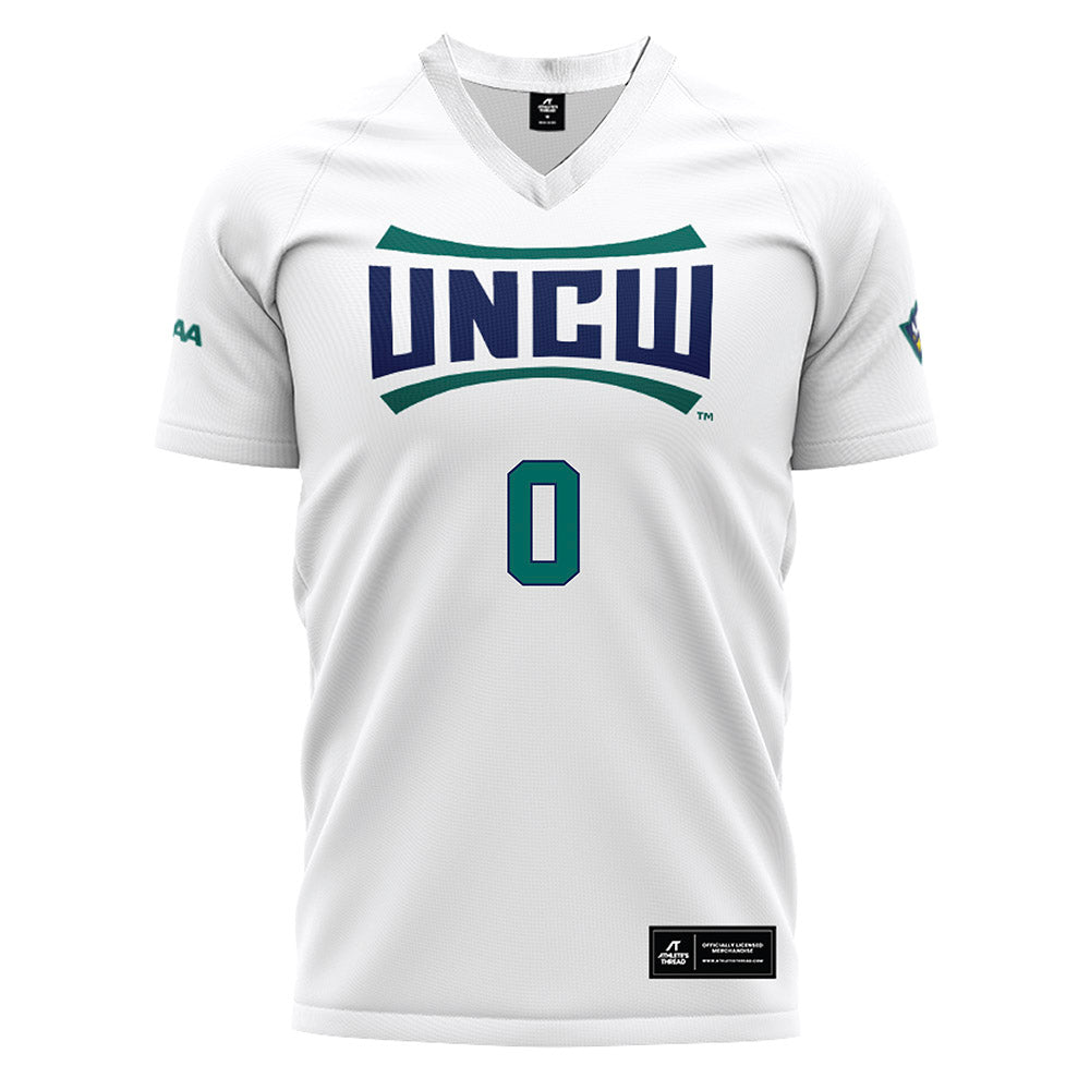 UNC Wilmington - NCAA Women's Soccer : Zoe Anderson - White Soccer Jersey-0