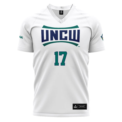 UNC Wilmington - NCAA Women's Soccer : Elise Larimer - White Soccer Jersey-0
