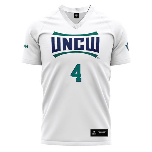 UNC Wilmington - NCAA Women's Soccer : Grace Maynard - White Soccer Jersey-0