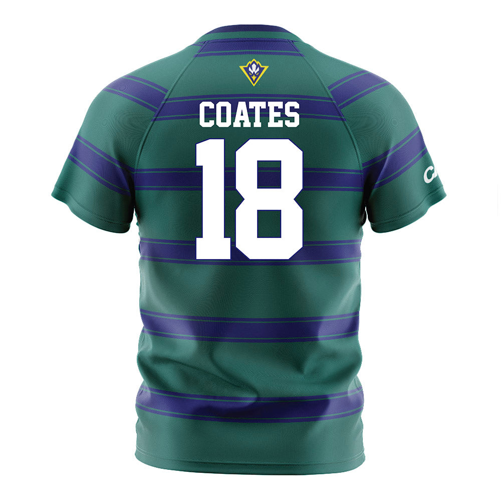 UNC Wilmington - NCAA Men's Soccer : Jacob Coates - Teal Soccer Jersey-1