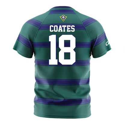 UNC Wilmington - NCAA Men's Soccer : Jacob Coates - Teal Soccer Jersey-1